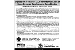 Notice for EOI - Internal Audit